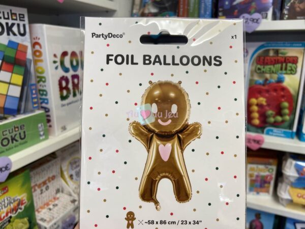 Ballon Bonhomme de Pain d'epice PartyDeco