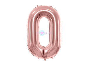 Ballon Chiffre 0 - Rose Gold (86 cm)