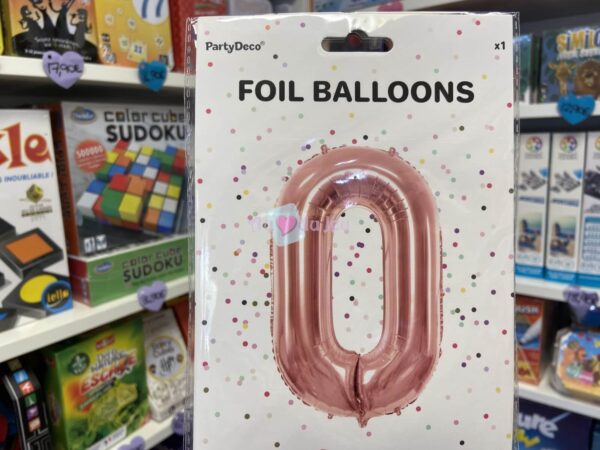 Ballon Chiffre 0 - Rose Gold (86 cm)