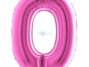 Ballon Chiffre 0 Violet 102 cm Grabo