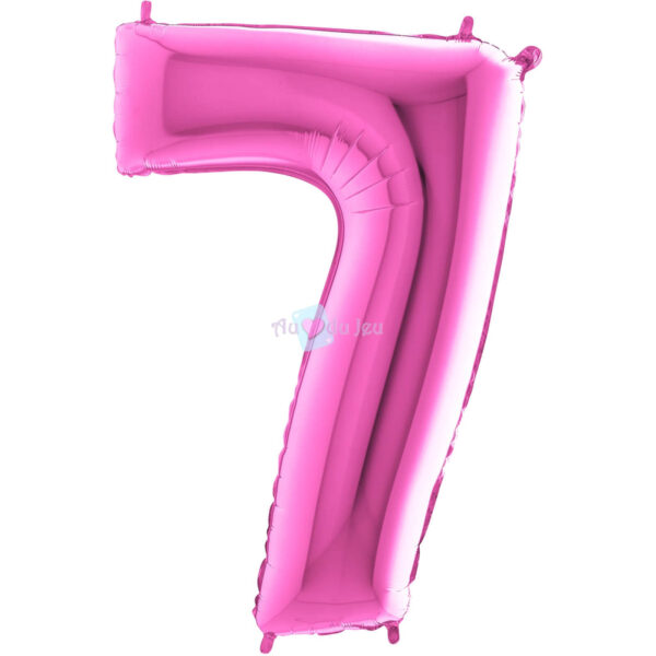 Ballon Chiffre 7 Violet 102 cm