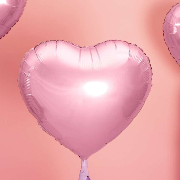 Ballon Coeur 48 cm Rose PartyDeco