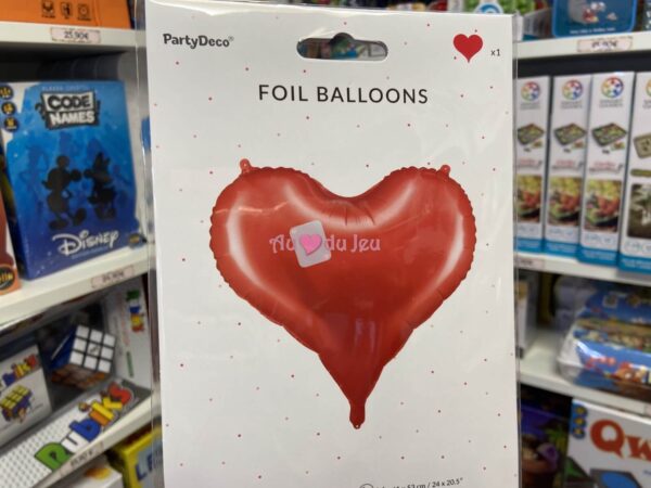 Ballon Coeur Rouge 61 cm