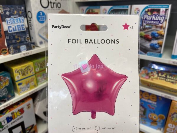 Ballon Etoile Fushia PartyDeco