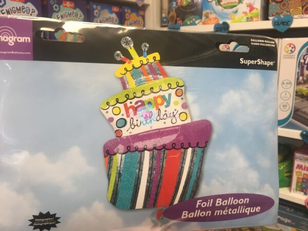 Ballon Géant Gâteau Happy Birthday