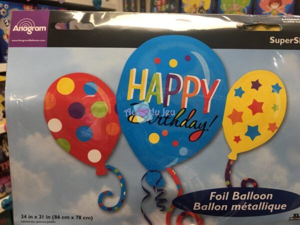 Ballon Géant Hélium happy Birthday