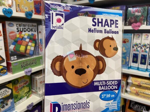 Ballon Géant Tête de Singe 3D