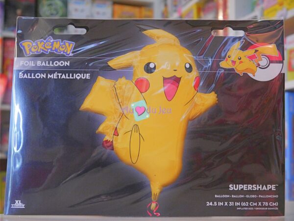 Ballon Hélium Géant Pikachu Pokémon