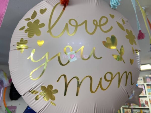 Ballon Love You Mom - Fête des Mères