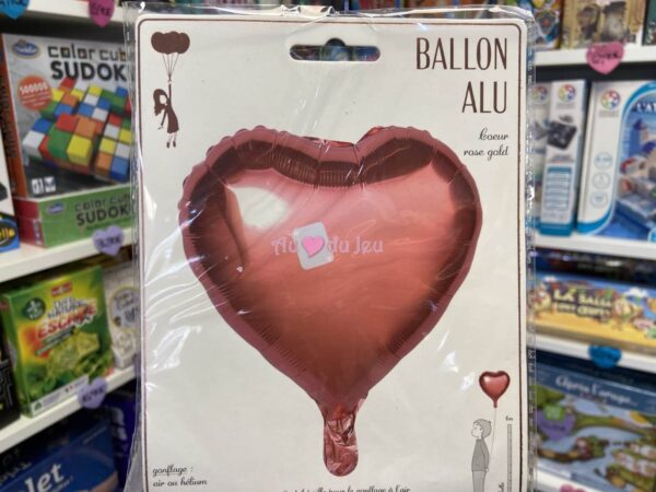 Ballon Mylar Coeur Rose Gold