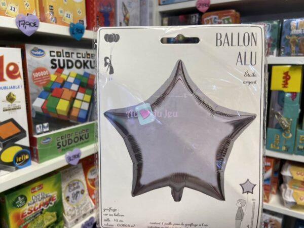 Ballon Mylar Etoile Argent