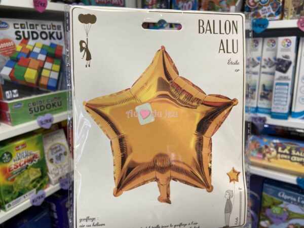 Ballon Mylar Etoile Doré