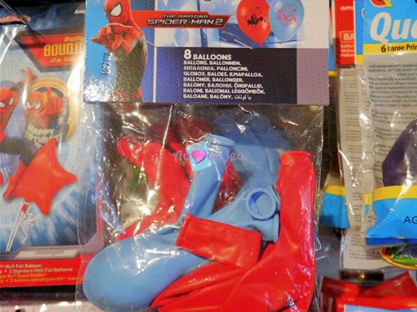 6 Ballons 28cm Spiderman