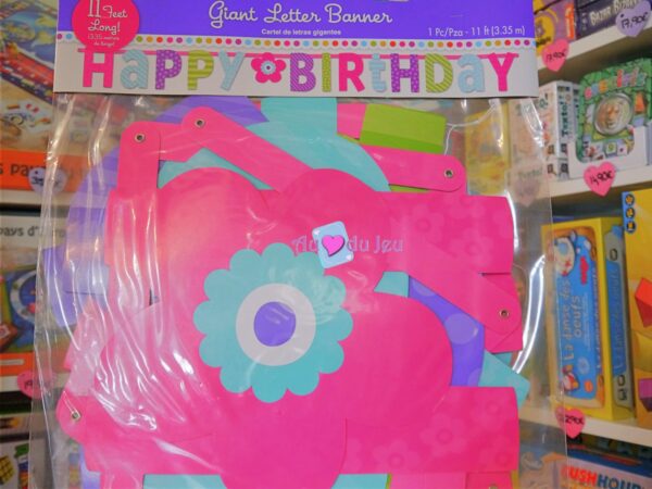 Bannière Happy Birthday Géante