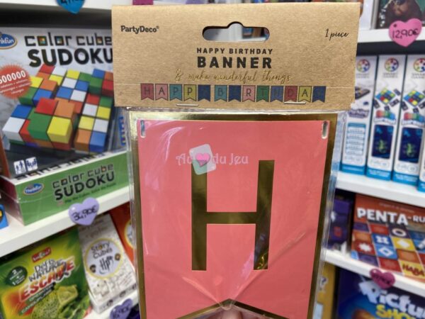 Bannière Happy Birthday Multicolore - 1.75m PartyDeco