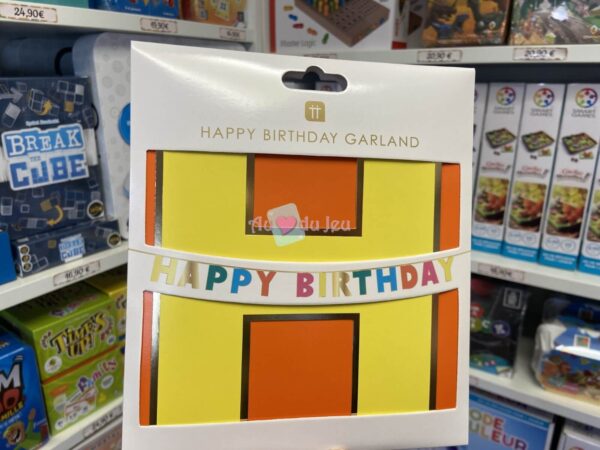 Bannière Happy Birthday Multicolore 3m Talking Tables