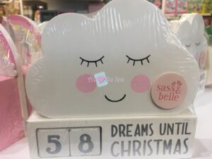 Blocs Décompte de Noël Nuage Sass & Belle