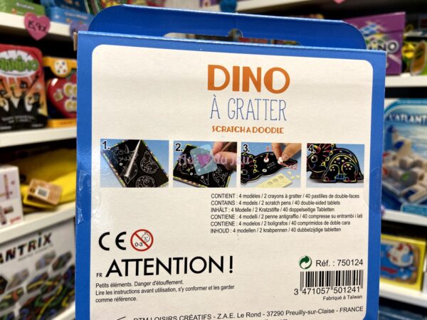 Boite Cartes à Gratter 3D - Dino – Image 2