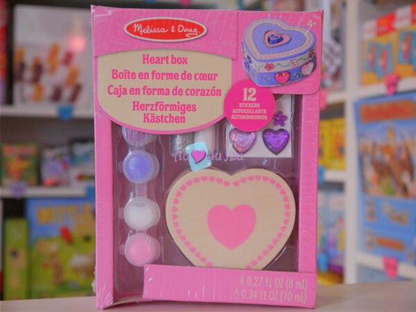Boite Coeur à peindre