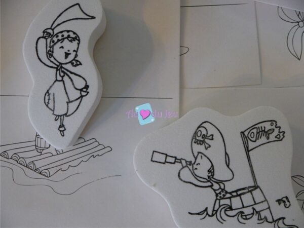 Boite de Tampons Pirates – Image 3