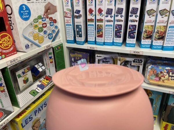 Bol en Silicone Avec Ventouse et Cuillère Rose – Image 3