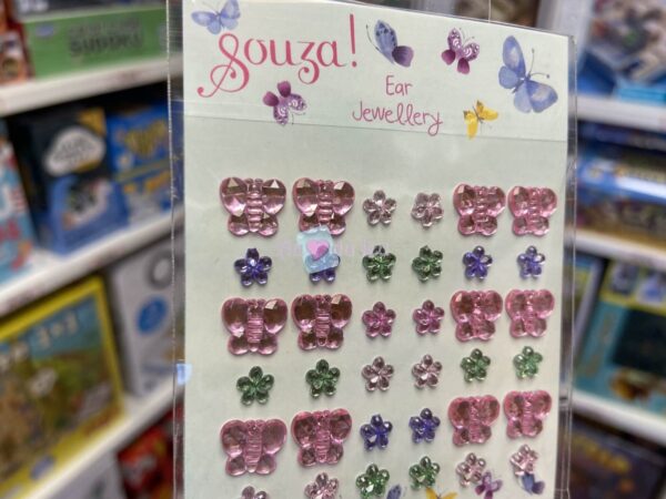 Boucles d'oreilles Autocollants Papillons