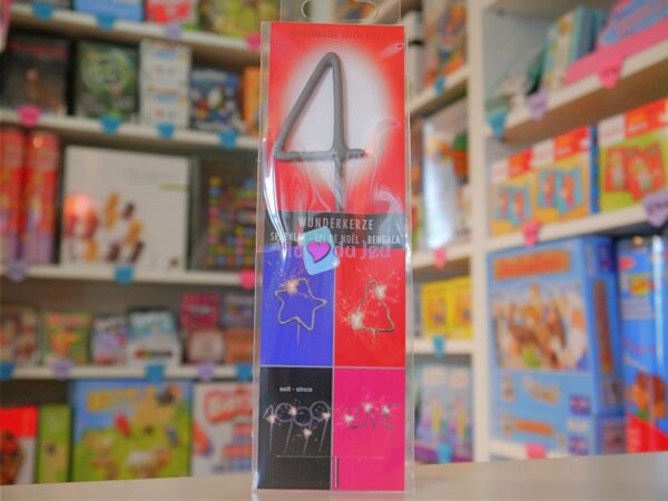 Bougie Magique Chiffre 4 Wondercandle
