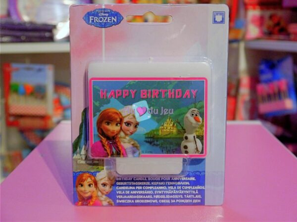 Bougies Anniversaire Reine Des Neiges