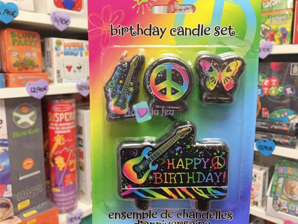 Bougies Anniversaire Rock n Roll