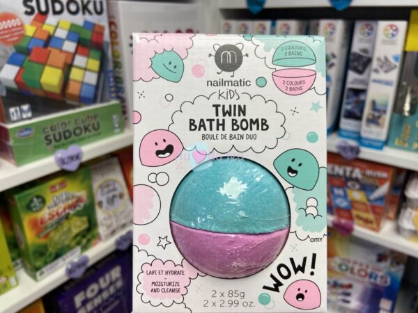 Boules de Bain Verte et Rose Nailmatic Kids