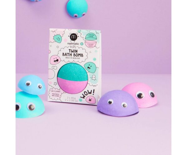 Boules de Bain Verte et Rose Nailmatic Kids