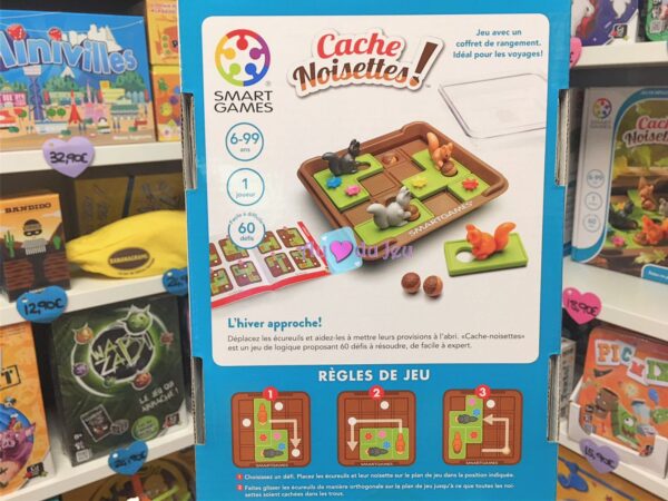 Cache Noisette Smart Games