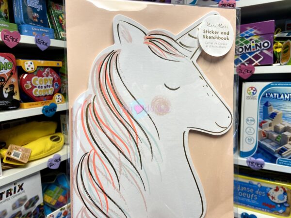 Cahier de Dessin et Stickers - Licorne