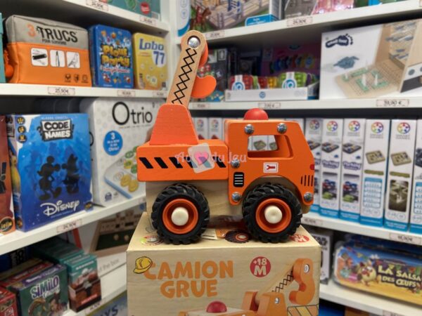 Camion Grue en Bois