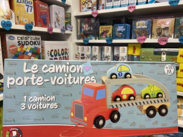 Camion Porte Voitures en Bois