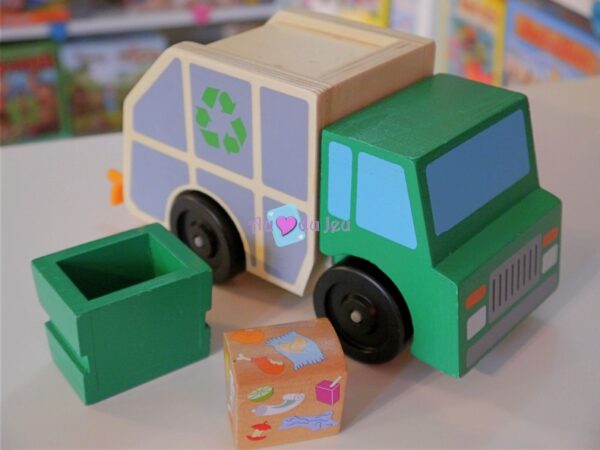 Camion Poubelle en bois – Image 3