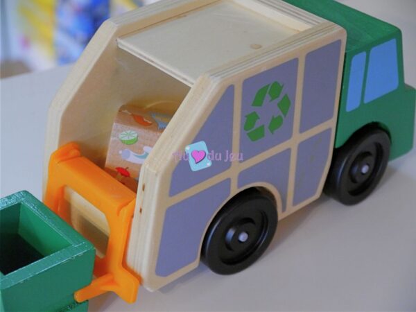 Camion Poubelle en bois – Image 4