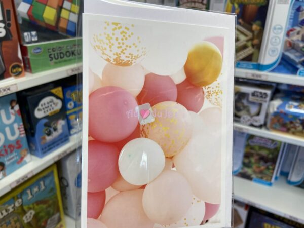 Carte Anniversaire Ballons