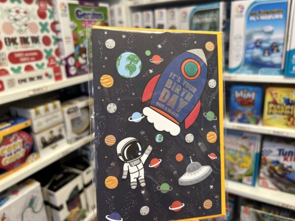 Carte Anniversaire Espace