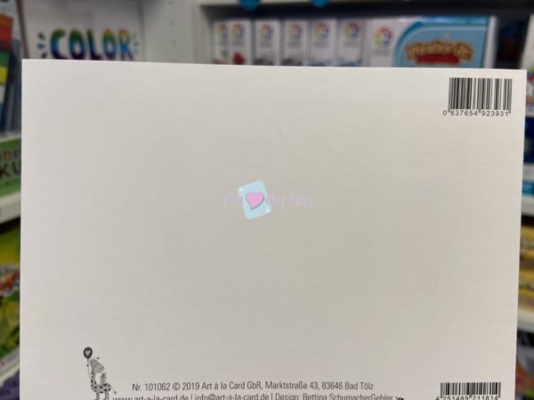 Carte Anniversaire Girafe – Image 2