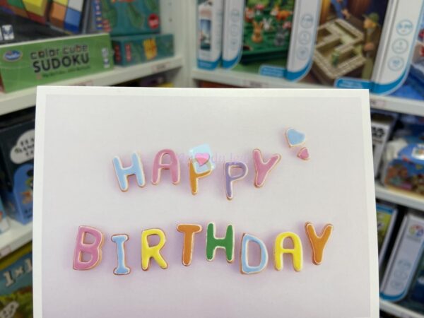 Carte Anniversaire Lettres
