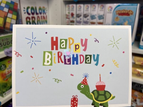 Carte Anniversaire Tortue