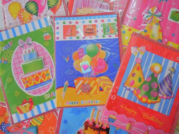 Carte d'Anniversaire Happy Birthday