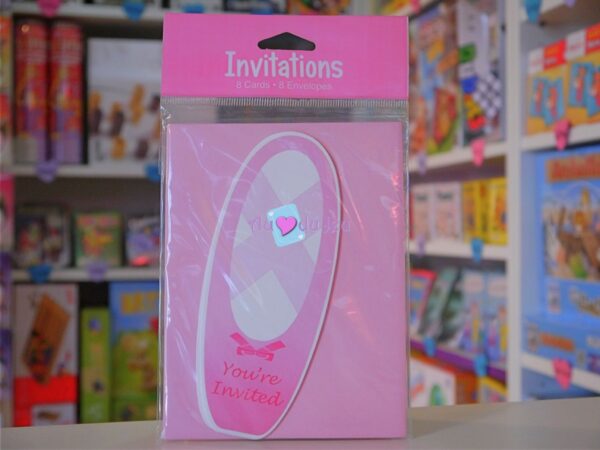 Cartes d'Invitation Anniversaire Ballerine
