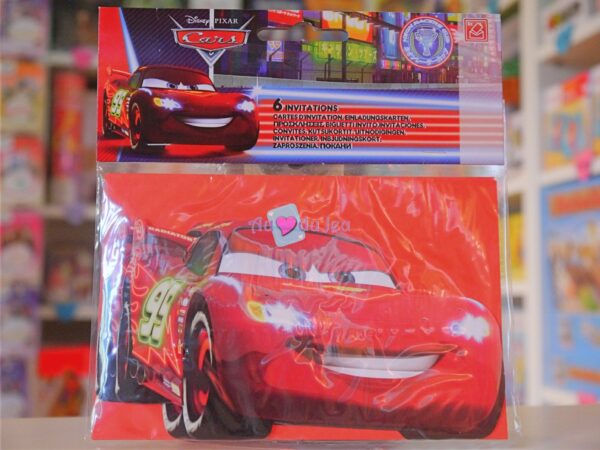 Cartes d'Invitation Anniversaire Cars