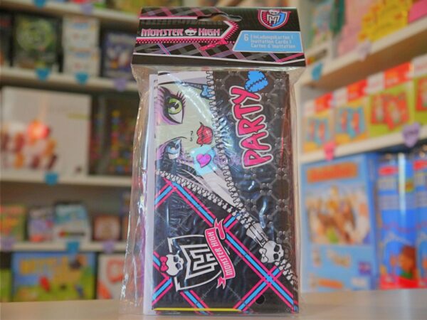 Cartes d'Invitation Anniversaire Monster High
