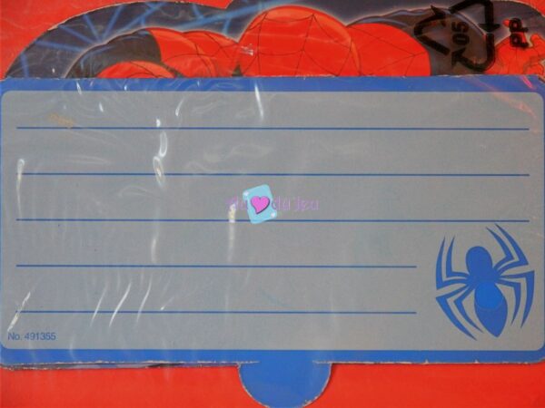 Cartes d'Invitation Anniversaire Spiderman – Image 3