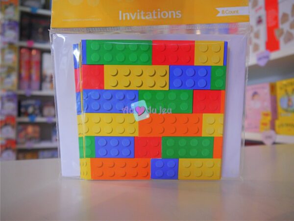 Cartes Invitations Lego