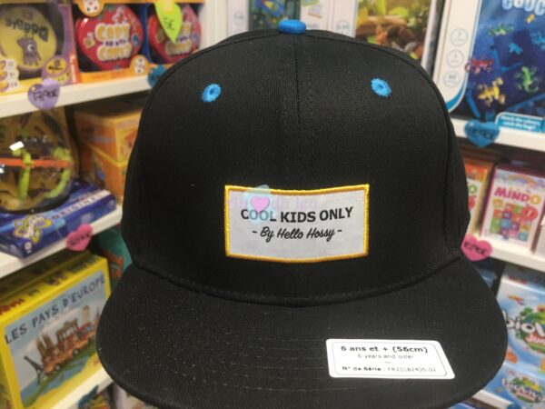Casquette Cool Kids Only Black 6 Ans et +