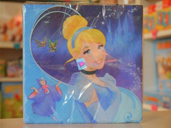 20 Serviettes Cendrillon